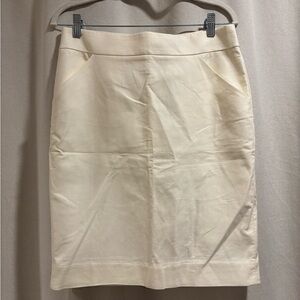 JCrew Factory white skirt
